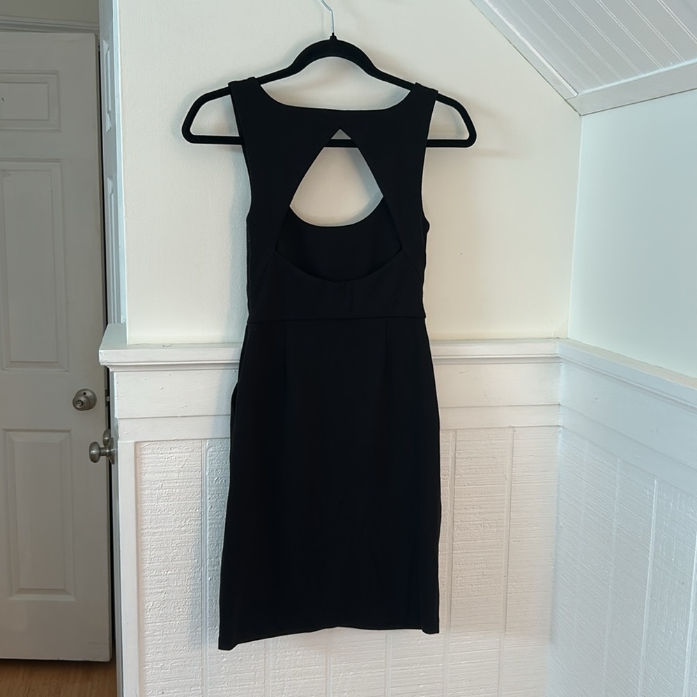 Jack BB Dakota Black Ponte Mini Dress with Pockets size Women’s XS, LBD - Picture 4 of 8